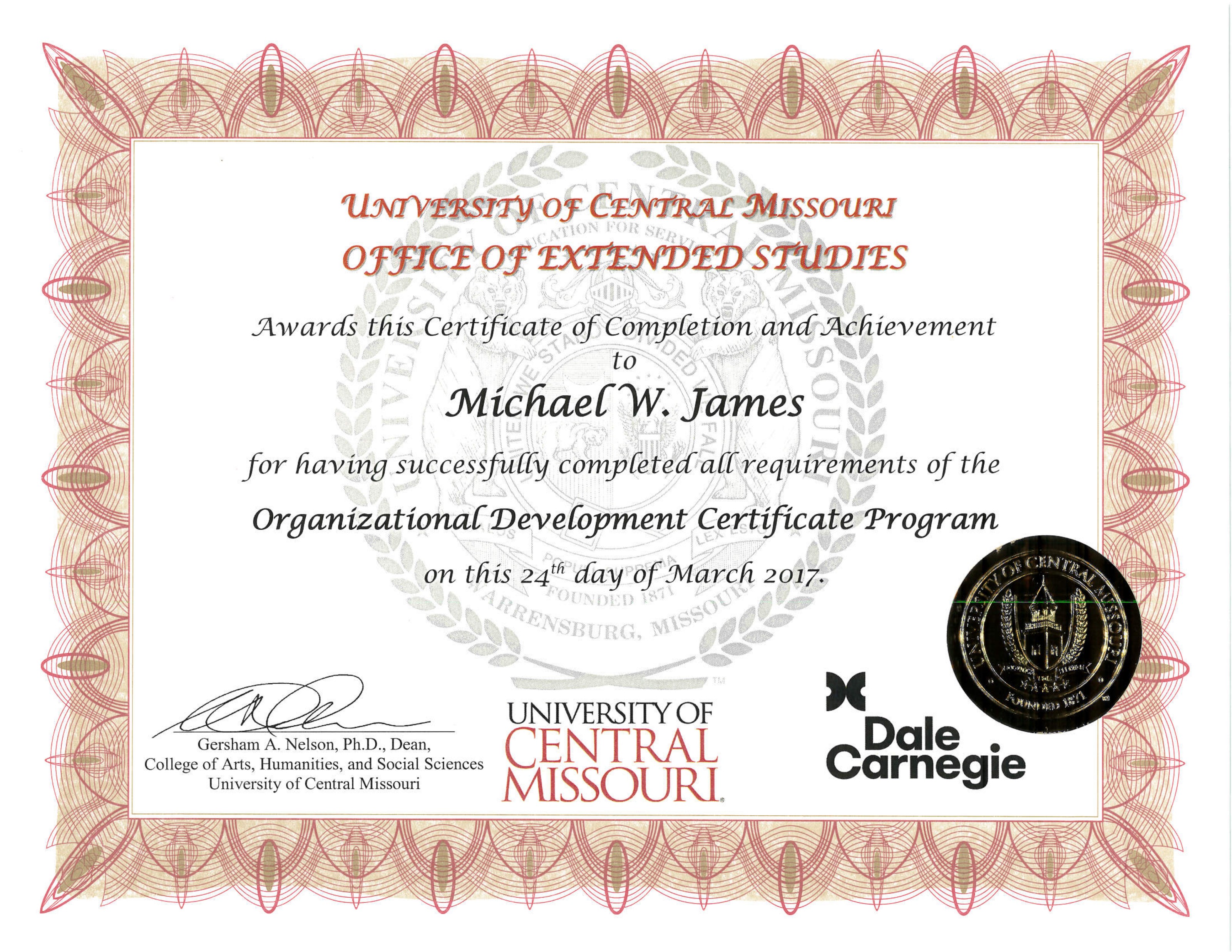 Certificado UCM